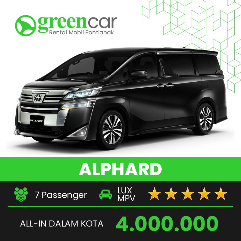 GreenCar Rental Mobil Pontianak Terbaik Terdepan Terpercaya 0811-5710-511