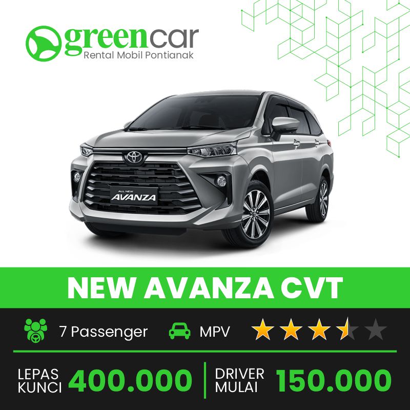 GreenCar Rental Mobil Pontianak Terbaik Terdepan Terpercaya 0811-5710-511